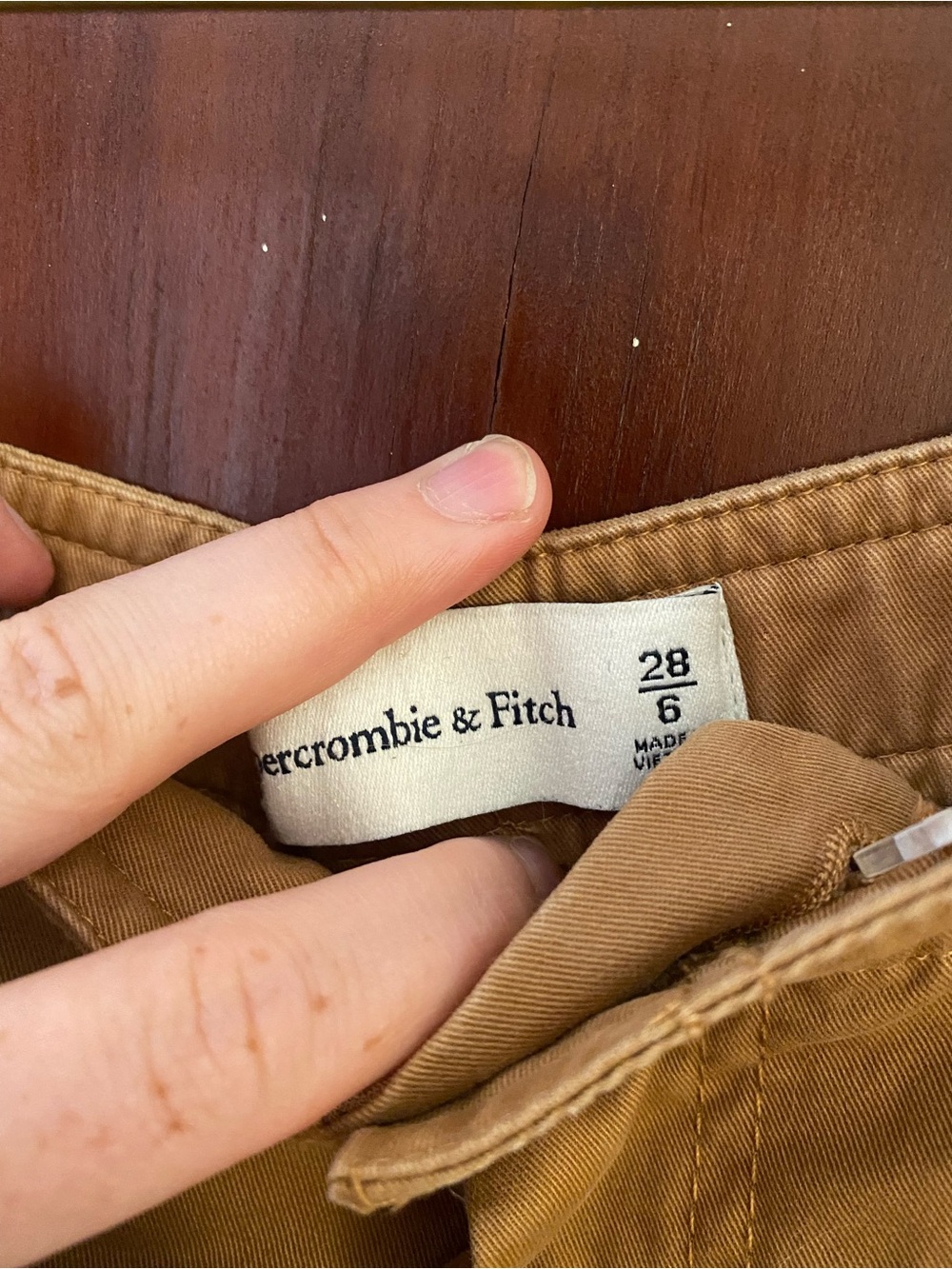 Abercrombie & Fitch Tan Cargo Pants